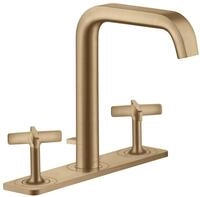 hansgrohe Waschtischarmatur Axor Citterio E 170 3-Loch mit Platte mit