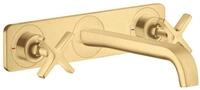 hansgrohe Unterputzarmatur Axor Citterio E 3-Loch Waschtischarmatur mit Platte