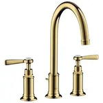 hansgrohe Waschtischarmatur Axor Montreux 180 3-Loch Hebelgriff mit