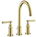 hansgrohe Waschtischarmatur Axor Montreux 180 3-Loch Hebelgriff mit