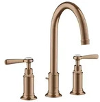 hansgrohe Waschtischarmatur Axor Montreux 180 3-Loch Hebelgriff mit