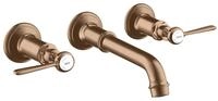 hansgrohe Unterputzarmatur Axor Montreux 3-Loch Waschtischarmatur Hebelgriff