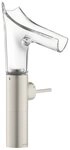 hansgrohe Waschtischarmatur Axor Starck V 220 Waschtischmischer mit Glasauslauf