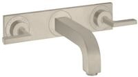 hansgrohe Unterputzarmatur Axor Citterio 3-Loch Waschtischarmatur mit Platte