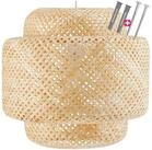 tectake Deckenleuchten Deckenlicht im Boho-Stil mit Stahlgestell, 40 W, 40 x 39 cm,