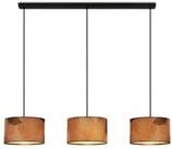Briloner Leuchten LED Pendelleuchte H&auml;ngelampe Natur Stroh Bast 1-&3-flammig...