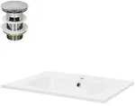 LuxeBath Waschbecken Waschtisch Aufsatzwaschbecken aus Keramik f&uuml;r Badezimmer /