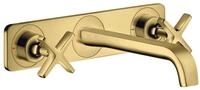 hansgrohe Unterputzarmatur Axor Citterio E 3-Loch Waschtischarmatur mit Platte