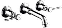 hansgrohe Unterputzarmatur Axor Montreux 3-Loch Waschtischarmatur Hebelgriff