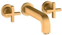 hansgrohe Unterputzarmatur Axor Citterio 3-Loch Waschtischarmatur Kreuzgriff