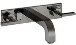 hansgrohe Unterputzarmatur Axor Citterio 3-Loch Waschtischarmatur mit Platte