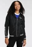 Blouson LONSDALE "MERIDEN", Damen, Gr. S, schwarz, Obermaterial: 100% Polyester,