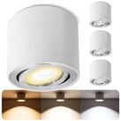 SSC-LUXon LED Aufbaustrahler CELI-2W Aufbaustrahler schwenkbar rund wei&szlig; Spot...