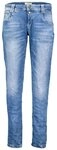 Cartoon 5-Pocket-Jeans blau 34