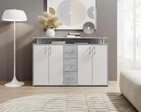 HBZ Sideboard Drivno Sideboard, B/H/T 139x90x34 cm, Breite 139cm, Kugelauszug,