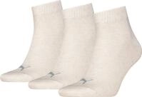 PUMA Kurzsocken PUMA UNISEX QUARTER PLAIN 3P (3-Paar, 3 Paar) mit kleinem Logo