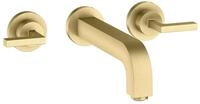 hansgrohe Unterputzarmatur Axor Citterio 3-Loch Waschtischarmatur Hebelgriff