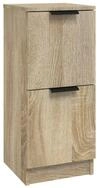 vidaXL Sideboard, Kommode Sonoma-Eiche 30x30x70 cm Holzwerkstoff