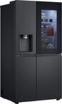 LG Side-by-Side X-Serie GSXB90EVDD, 179 cm hoch, 91,3 cm breit, InstaView&reg;: zweimal