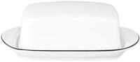 Seltmann Weiden Butterdose Lido Black Line, Porzellan, (1-tlg), 250 g Dose f&uuml;r