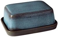 like. by Villeroy & Boch Butterdose Lave glace Butterdose blau 6,5cm, Steinzeug