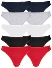 petite fleur by Lascana String (10er-Pack) aus elastischer Baumwolle