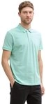 TOM TAILOR Poloshirt mit farblich hervorgehobener Knopfleiste