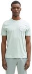 TOM TAILOR Denim Rundhalsshirt mit verschiedenen Logo Prints