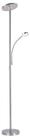 SellTec Stehlampe LED Deckenfluter HANS rund, dimmbar &uuml;ber Touchdimmer,