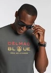 DELMAO T-Shirt Kurzarm, bedruckt, Rundhals, aus 100% Baumwolle