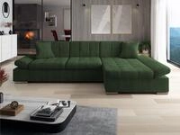 MIRJAN24 Ecksofa Malwi Cord, mit Schlaffunktion und Bettkasten, mit Regulierbare