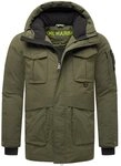 Stone Harbour Winterjacke Edriik XX Warm gef&uuml;tterte kurze Herren Jacke f&uuml;r den