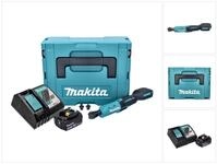 Makita Umschaltknarre DWR 180 RM1J Akku Ratschenschrauber 18 V 47,5 Nm 1/4"...