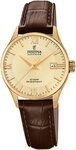 Festina Quarzuhr F20011/6, Armbanduhr, Damenuhr, Swiss Made, Lederarmband,...