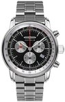 ZEPPELIN Quarzuhr LZ 14 Marine Chronograph Stahl/Schwarz
