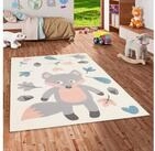 Pergamon Kinderteppich Kinderteppich Trendline Pastell Fuchs, Rechteckig, H&ouml;he: 8 mm