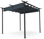 blumfeldt Pavillon Pantheon Robust, (Set), Pergola 3x3m pulverbeschichtet wetterfest