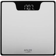 Adler Personenwaage AD 8174, Digital, Badezimmerwaage, LED Anzeige, Batterie,...