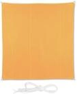 relaxdays Sonnensegel Gelbes Sonnensegel quadratisch, 5 x 5 m