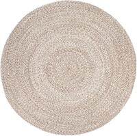 Paco Home Teppich Viborg 595, rund, H&ouml;he: 13 mm, Jute, Modern, Boho,...