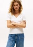 Tommy Hilfiger T-Shirt CODY V-NECK SHORT SLEEVE mit V-Ausschnitt, Baumwolle, Slim Fit