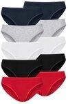 petite fleur Bikinislip (10er-Pack) aus elastischer Baumwolle