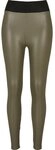 URBAN CLASSICS Leggings Urban Classics Damen Ladies Faux Leather High Waist Leggings