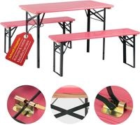 Stagecaptain Bierzeltgarnitur Hirschgarten BB-117 Sitzgarnitur 117 cm L&auml;nge,