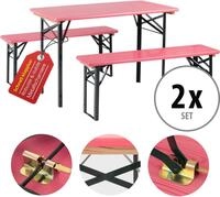 Stagecaptain Bierzeltgarnitur Hirschgarten BB-117 Sitzgarnitur 117 cm L&auml;nge,