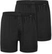 Boxershorts SCHIESSER "Boxershorts Multipacks", Herren, Gr. 4, schwarz (000,