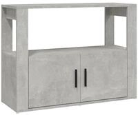 vidaXL Sideboard, Kommode Betongrau 80x30x60 cm Holzwerkstoff