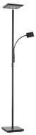 SellTec Stehlampe LED Deckenfluter Stehleuchte, dimmbar &uuml;ber Touchdimmer,