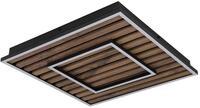 GLOBO LIGHTING LED Deckenleuchte WOODY, Memoryfunktion, LED fest integriert,