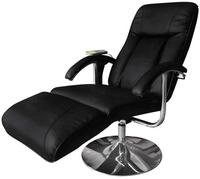 vidaXL Massagesessel, Massagesessel Schwarz Kunstleder